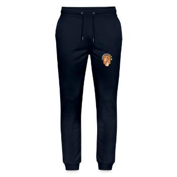 Disappointments All Of You Funny Jesus Facepalm - Stanley/Stella Mover Unisex Organic Jogging Trousers - navy - Front - Marisol (170cm) & Nik (191cm)