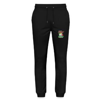 Straight Trippin' To Senegal With My Tribe Family - Stanley/Stella Mover Unisex Organic Jogging Trousers - black - Front - Marisol (170cm) & Nik (191cm)