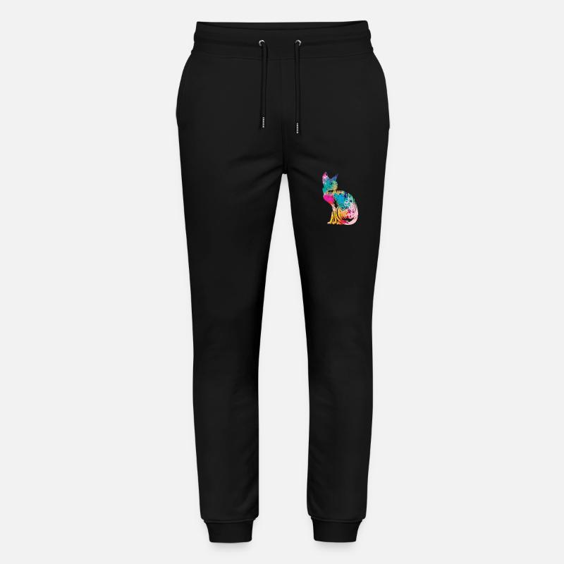 Chats Sphynx - Pantalon de jogging bio MOVER Stanley/Stella unisexe - noir