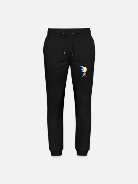EDM - Alien - Glitch Rave Style - Stanley/Stella Mover Unisex Organic Jogging Trousers - black