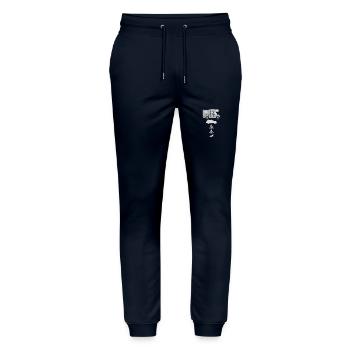 Evolution Camper - Stanley/Stella Unisex Bio Jogginghose Mover  - Navy - Vorne - Marisol (170cm) & Nik (191cm)