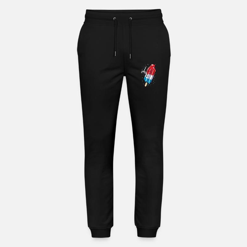 Glace Astronaute popsicle - Summer american - Pantalon de jogging bio MOVER Stanley/Stella unisexe - noir