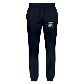 Mendenhall Glacier Alaska - Stanley/Stella Unisex Bio Jogginghose Mover  - Navy - Vorne - Marisol (170cm) & Nik (191cm)