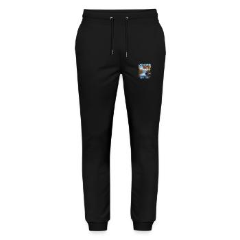 Lake George, New York - Stanley/Stella Mover Unisex Organic Jogging Trousers - black - Front - Marisol (170cm) & Nik (191cm)