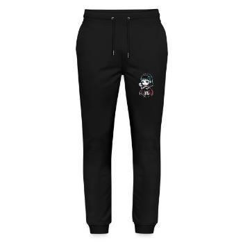 Chibi Gothic-Mädchen - Stanley/Stella Unisex Bio Jogginghose Mover  - Schwarz - Vorne - Marisol (170cm) & Nik (191cm)