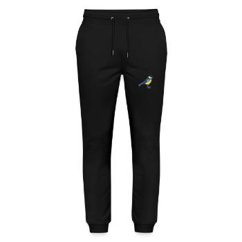Vogel - Stanley/Stella Unisex Bio Jogginghose Mover  - Schwarz - Vorne - Marisol (170cm) & Nik (191cm)