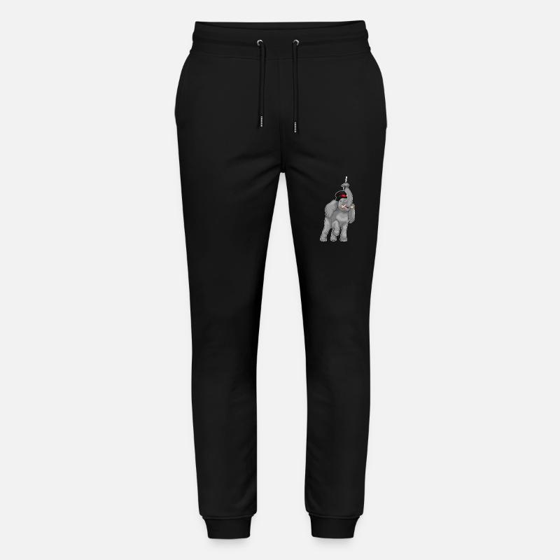 Baguette magique éléphant - Pantalon de jogging bio MOVER Stanley/Stella unisexe - noir