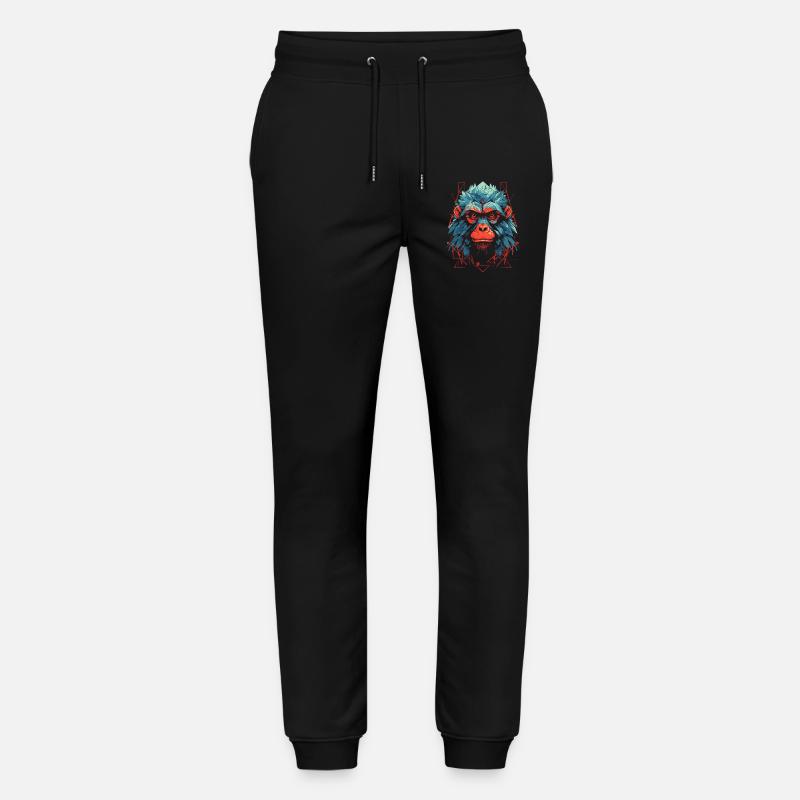 Iconic Gorilla 🦍 - Stanley/Stella Mover Unisex Organic Jogging Trousers - black