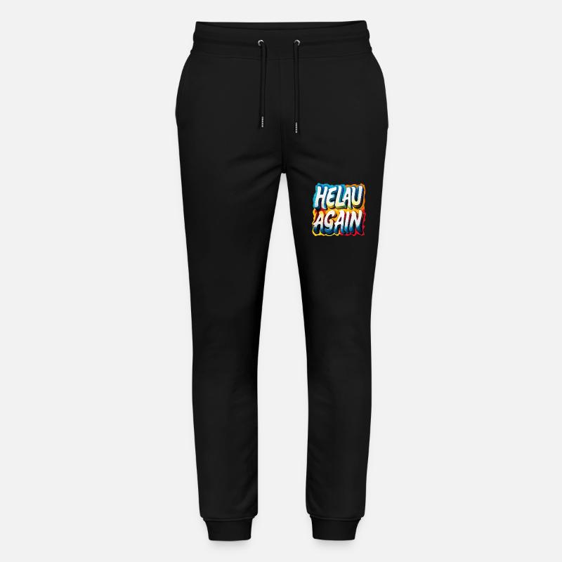 Helau Again Karneval Fasching - Stanley/Stella Unisex Bio Jogginghose Mover  - Schwarz