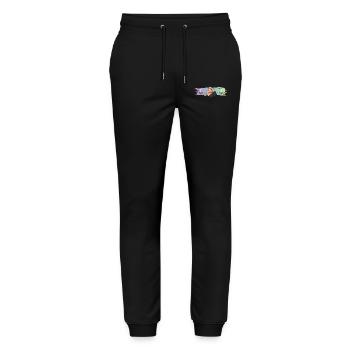Heartbeat Nail Design Nail Studio Tech - Stanley/Stella Mover Unisex Organic Jogging Trousers - black - Front - Marisol (170cm) & Nik (191cm)