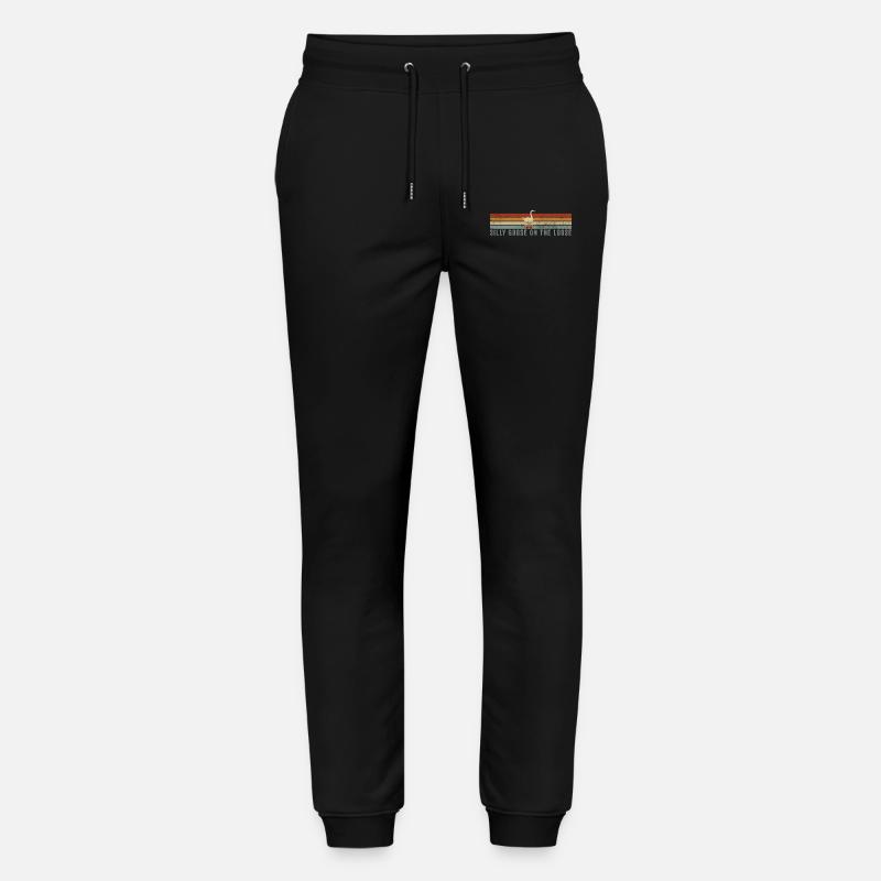L’oie stupide en liberté - Pantalon de jogging bio MOVER Stanley/Stella unisexe - noir