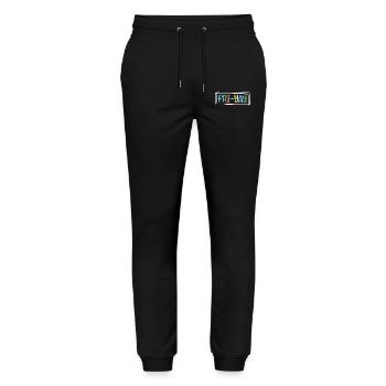 Fri Yay Teachers School Weekend Vibes - Stanley/Stella Unisex Bio Jogginghose Mover  - Schwarz - Vorne - Marisol (170cm) & Nik (191cm)