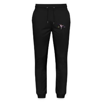 Ballet, Dancer, Heartbeat, Ekg, Ballerina - Stanley/Stella Mover Unisex Organic Jogging Trousers - black - Front - Marisol (170cm) & Nik (191cm)