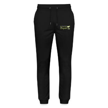 Blood Type Margarita Tequila Bachelor Party - Stanley/Stella Mover Unisex Organic Jogging Trousers - black - Front - Marisol (170cm) & Nik (191cm)