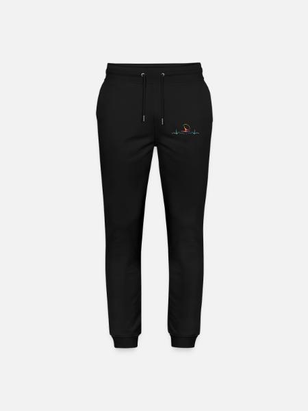 Gymnast With Band Rhythmic Gymnastics - Stanley/Stella Mover Unisex Organic Jogging Trousers - black