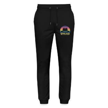 Seltsame Väter Bilden Charakter Lustiges Vater - Stanley/Stella Unisex Bio Jogginghose Mover  - Schwarz - Vorne - Marisol (170cm) & Nik (191cm)