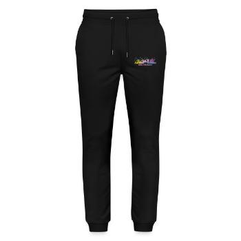 Skyline Von New Orleans New Orleaner - Stanley/Stella Unisex Bio Jogginghose Mover  - Schwarz - Vorne - Marisol (170cm) & Nik (191cm)