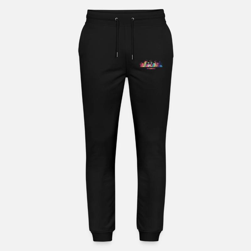 Phoenicians Skyline Phoenix - Stanley/Stella Unisex Bio Jogginghose Mover  - Schwarz