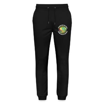 Ich Bin Verwirrter Als Ein Chamäleon - Stanley/Stella Unisex Bio Jogginghose Mover  - Schwarz - Vorne - Marisol (170cm) & Nik (191cm)