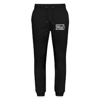 Ich Bin Verwirrter Als Ein Chamäleon - Stanley/Stella Unisex Bio Jogginghose Mover  - Schwarz - Vorne - Marisol (170cm) & Nik (191cm)