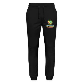 Ich Bin Verwirrter Als Ein Chamäleon - Stanley/Stella Unisex Bio Jogginghose Mover  - Schwarz - Vorne - Marisol (170cm) & Nik (191cm)