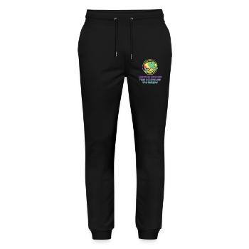 Ich Bin Verwirrter Als Ein Chamäleon - Stanley/Stella Unisex Bio Jogginghose Mover  - Schwarz - Vorne - Marisol (170cm) & Nik (191cm)