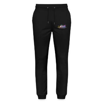Skyline de San Franciscain San Francisco - Pantalon de jogging bio MOVER Stanley/Stella unisexe - noir - Devant - Marisol (170cm) & Nik (191cm)