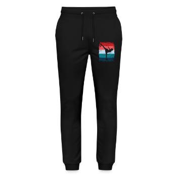 Eiskunstläufer Eiskunstlauf Schlittschuhlaufen - Stanley/Stella Unisex Bio Jogginghose Mover  - Schwarz - Vorne - Marisol (170cm) & Nik (191cm)