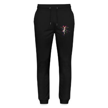 Pole Vaulter Kids Pole Vault - Stanley/Stella Mover Unisex Organic Jogging Trousers - black - Front - Marisol (170cm) & Nik (191cm)