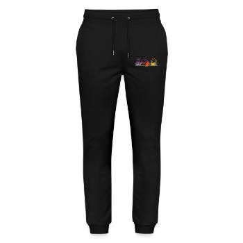 North Skyline Colorful Cityscape North - Stanley/Stella Mover Unisex Organic Jogging Trousers - black - Front - Marisol (170cm) & Nik (191cm)