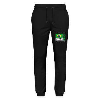 Manaus - Stanley/Stella Unisex Bio Jogginghose Mover  - Schwarz - Vorne - Marisol (170cm) & Nik (191cm)
