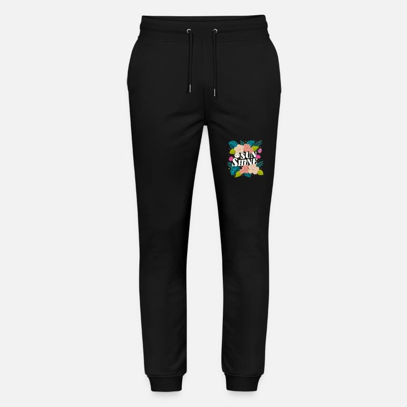 Tropical Summer - Stanley/Stella Unisex Bio Jogginghose Mover  - Schwarz