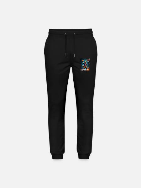 Squirrel Basketball Basketball Player - Stanley/Stella Mover Unisex Organic Jogging Trousers - black