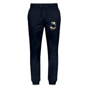 Dodo - Stanley/Stella Mover Unisex Organic Jogging Trousers - navy - Front - Marisol (170cm) & Nik (191cm)