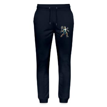 Badminton - Stanley/Stella Unisex Bio Jogginghose Mover  - Navy - Vorne - Marisol (170cm) & Nik (191cm)