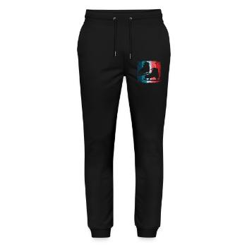 Figure Skating Figure Skating Ice Skating - Stanley/Stella Mover Unisex Organic Jogging Trousers - black - Front - Marisol (170cm) & Nik (191cm)