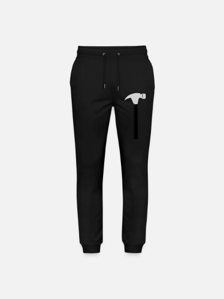 Tool Hammer - Stanley/Stella Mover Unisex Organic Jogging Trousers - black