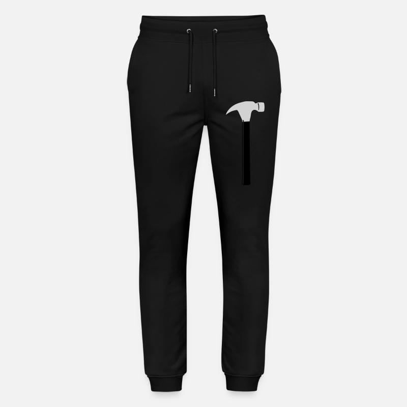 Tool Hammer - Stanley/Stella Mover Unisex Organic Jogging Trousers - black