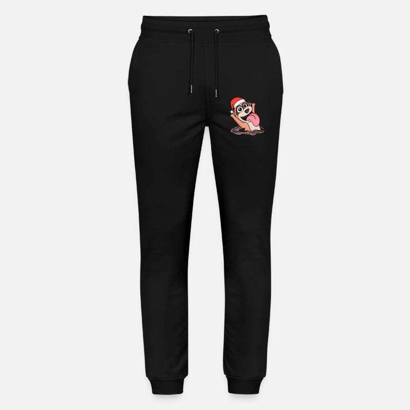 Noël de suricate - Pantalon de jogging bio MOVER Stanley/Stella unisexe - noir