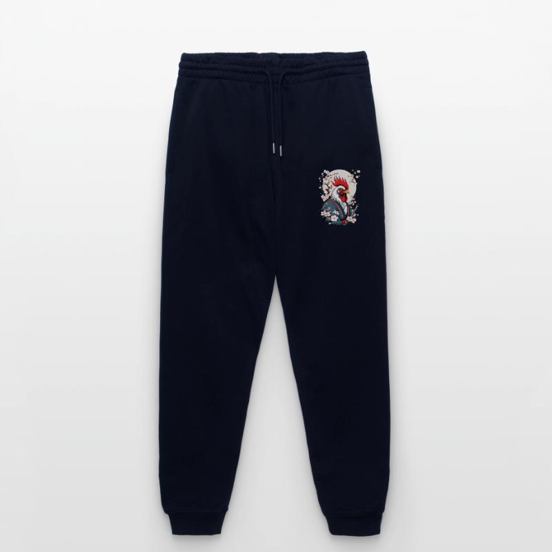 Coq Vintage samouraï Ukiyo-E Style Design Pantalon de jogging bio MOVER Stanley/Stella unisexe