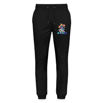 Lustiger Fiesta Spruch Kein Mexikaner Feiern - Stanley/Stella Unisex Bio Jogginghose Mover  - Schwarz - Vorne - Marisol (170cm) & Nik (191cm)