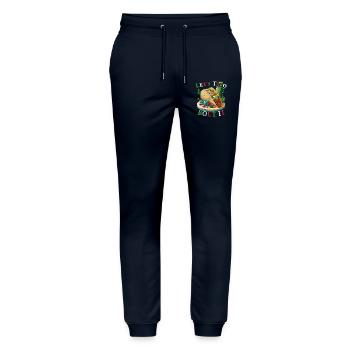 Cinco De Mayo Taco Lover Mexican Food - Stanley/Stella Mover Unisex Organic Jogging Trousers - navy - Front - Marisol (170cm) & Nik (191cm)