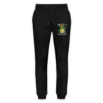 Lustiger Tequila Spruch Cinco De Mayo Design - Stanley/Stella Unisex Bio Jogginghose Mover  - Schwarz - Vorne - Marisol (170cm) & Nik (191cm)