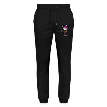 Pastell Goth Style Mürrischer Katzenliebhaber Goth - Stanley/Stella Unisex Bio Jogginghose Mover  - Schwarz - Vorne - Marisol (170cm) & Nik (191cm)