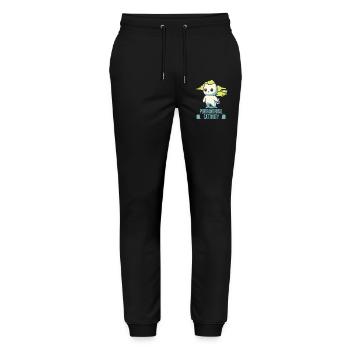 Purranormal Cattivity Spooky Cat Lover - Pantalon de jogging bio MOVER Stanley/Stella unisexe - noir - Devant - Marisol (170cm) & Nik (191cm)