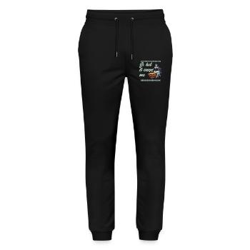 so hot it creeps me Lustiger Halloween Spruch - Stanley/Stella Mover Unisex Organic Jogging Trousers - black - Front - Marisol (170cm) & Nik (191cm)