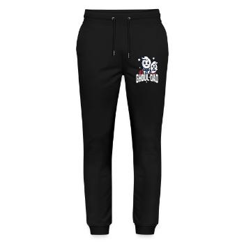 Papa goule pour les fans d’Halloween - Pantalon de jogging bio MOVER Stanley/Stella unisexe - noir - Devant - Marisol (170cm) & Nik (191cm)