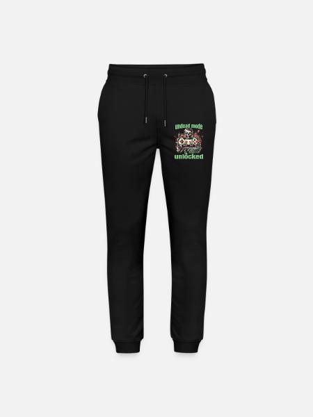 Zombie Gaming Controller: Undead Mode - Stanley/Stella Mover Unisex Organic Jogging Trousers - black