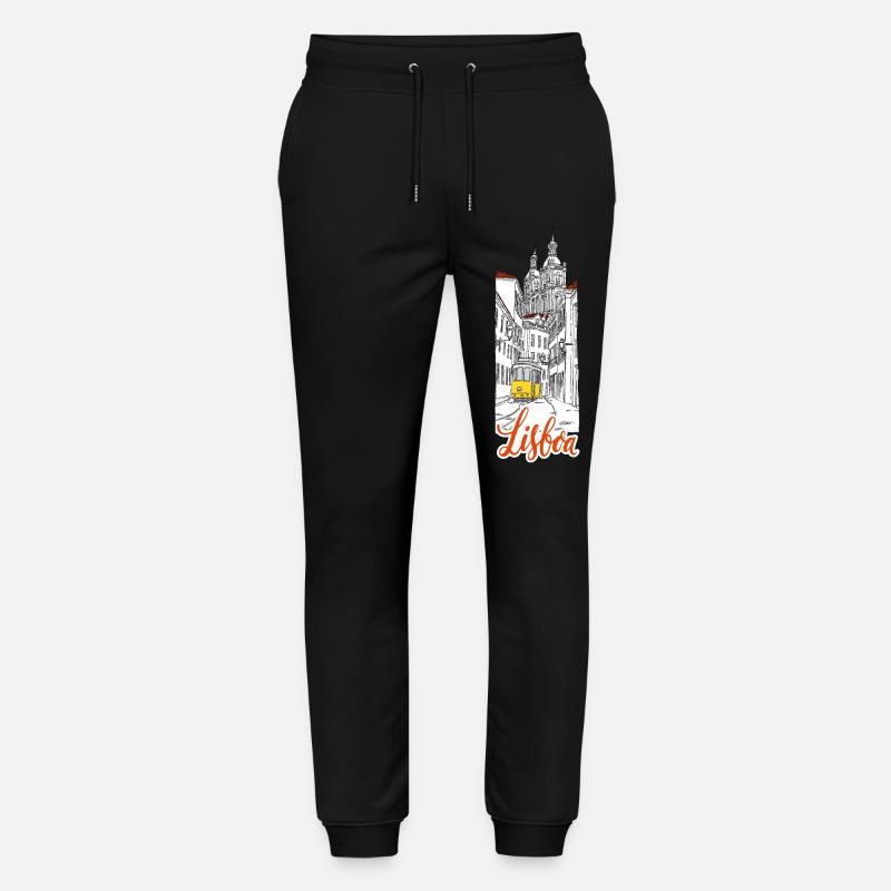 Lissabon - Stanley/Stella Unisex Bio Jogginghose Mover - Schwarz