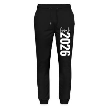 Compagnon 2026 - Pantalon de jogging bio MOVER Stanley/Stella unisexe - noir - Devant - Marisol (170cm) & Nik (191cm)